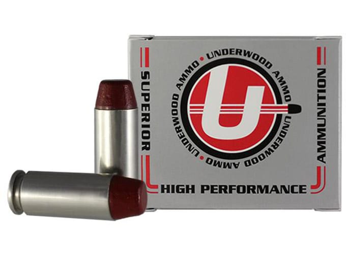 Underwood Ammunition 10mm Auto 220 Grain Hard Cast Flat Nose 500 rounds