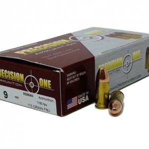 PRECISION ONE 9MM AMMUNITION 500 RDS