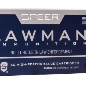 Speer Lawman Handgun Training 9mm Luger 124 grain Total Metal Jacket Centerfire Pistol Ammunition 500 rounds