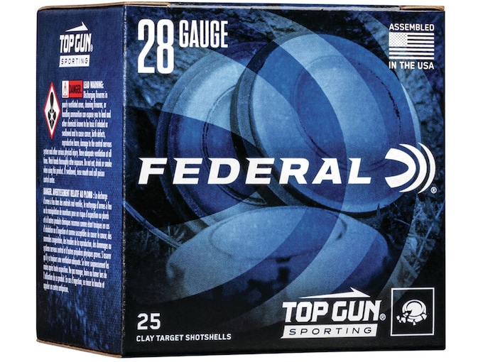 Federal Top Gun Sporting Ammunition 28 Gauge 2-3/4" 3/4 oz 500 rounds